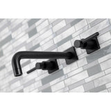 Concord Two-Handle 3-Hole Wall Mount Roman Tub Faucet