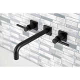 Concord Two-Handle 3-Hole Wall Mount Roman Tub Faucet
