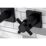 Concord Two-Handle 3-Hole Wall Mount Roman Tub Faucet