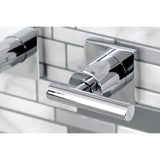 Manhattan Two-Handle 3-Hole Wall Mount Roman Tub Faucet