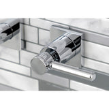 Concord Two-Handle 3-Hole Wall Mount Roman Tub Faucet