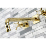 Essex Two-Handle 3-Hole Wall Mount Roman Tub Faucet