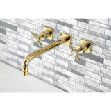 Essex Two-Handle 3-Hole Wall Mount Roman Tub Faucet