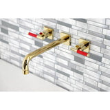 Kaiser Two-Handle 3-Hole Wall Mount Roman Tub Faucet