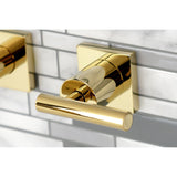 Manhattan Two-Handle 3-Hole Wall Mount Roman Tub Faucet