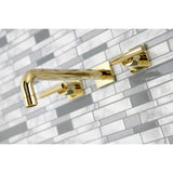 Manhattan Two-Handle 3-Hole Wall Mount Roman Tub Faucet