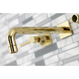 Concord Two-Handle 3-Hole Wall Mount Roman Tub Faucet