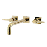 Concord Two-Handle 3-Hole Wall Mount Roman Tub Faucet
