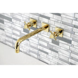 Concord Two-Handle 3-Hole Wall Mount Roman Tub Faucet