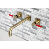 Kaiser Two-Handle 3-Hole Wall Mount Roman Tub Faucet