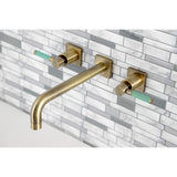 Kaiser Two-Handle 3-Hole Wall Mount Roman Tub Faucet