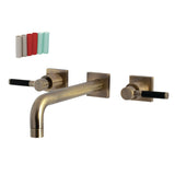 Kaiser Two-Handle 3-Hole Wall Mount Roman Tub Faucet