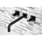 Kaiser Two-Handle 3-Hole Wall Mount Roman Tub Faucet