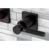 Kaiser Two-Handle 3-Hole Wall Mount Roman Tub Faucet