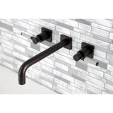 Kaiser Two-Handle 3-Hole Wall Mount Roman Tub Faucet