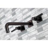 Kaiser Two-Handle 3-Hole Wall Mount Roman Tub Faucet