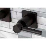 Concord Two-Handle 3-Hole Wall Mount Roman Tub Faucet