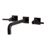 Concord Two-Handle 3-Hole Wall Mount Roman Tub Faucet