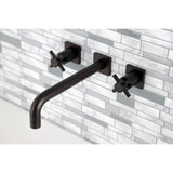 Concord Two-Handle 3-Hole Wall Mount Roman Tub Faucet