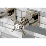 Essex Two-Handle 3-Hole Wall Mount Roman Tub Faucet