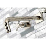 Essex Two-Handle 3-Hole Wall Mount Roman Tub Faucet