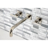 Manhattan Two-Handle 3-Hole Wall Mount Roman Tub Faucet