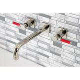 Kaiser Two-Handle 3-Hole Wall Mount Roman Tub Faucet