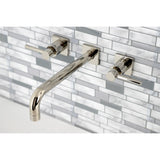 Concord Two-Handle 3-Hole Wall Mount Roman Tub Faucet