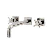 Concord Two-Handle 3-Hole Wall Mount Roman Tub Faucet