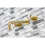 Essex Two-Handle 3-Hole Wall Mount Roman Tub Faucet