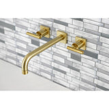 Manhattan Two-Handle 3-Hole Wall Mount Roman Tub Faucet