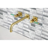 Kaiser Two-Handle 3-Hole Wall Mount Roman Tub Faucet