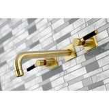 Kaiser Two-Handle 3-Hole Wall Mount Roman Tub Faucet