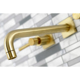 Concord Two-Handle 3-Hole Wall Mount Roman Tub Faucet
