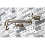 Essex Two-Handle 3-Hole Wall Mount Roman Tub Faucet