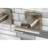 Manhattan Two-Handle 3-Hole Wall Mount Roman Tub Faucet