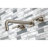 Manhattan Two-Handle 3-Hole Wall Mount Roman Tub Faucet