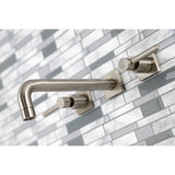 Concord Two-Handle 3-Hole Wall Mount Roman Tub Faucet