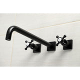 Metropolitan Two-Handle 3-Hole Wall Mount Roman Tub Faucet