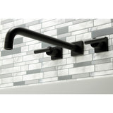 Manhattan Two-Handle 3-Hole Wall Mount Roman Tub Faucet