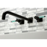 Kaiser Two-Handle 3-Hole Wall Mount Roman Tub Faucet