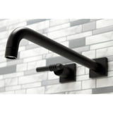 Milano Two-Handle 3-Hole Wall Mount Roman Tub Faucet