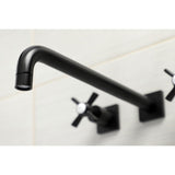 Millennium Two-Handle 3-Hole Wall Mount Roman Tub Faucet