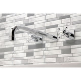 Metropolitan Two-Handle 3-Hole Wall Mount Roman Tub Faucet