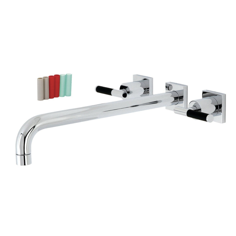 Kaiser Two-Handle 3-Hole Wall Mount Roman Tub Faucet