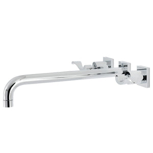 NuWave Two-Handle 3-Hole Wall Mount Roman Tub Faucet