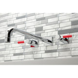 Kaiser Two-Handle 3-Hole Wall Mount Roman Tub Faucet