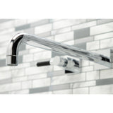 Kaiser Two-Handle 3-Hole Wall Mount Roman Tub Faucet
