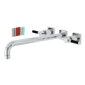 Kaiser Two-Handle 3-Hole Wall Mount Roman Tub Faucet