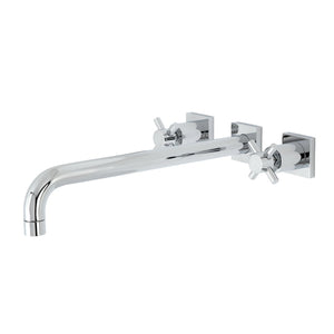 Concord Two-Handle 3-Hole Wall Mount Roman Tub Faucet